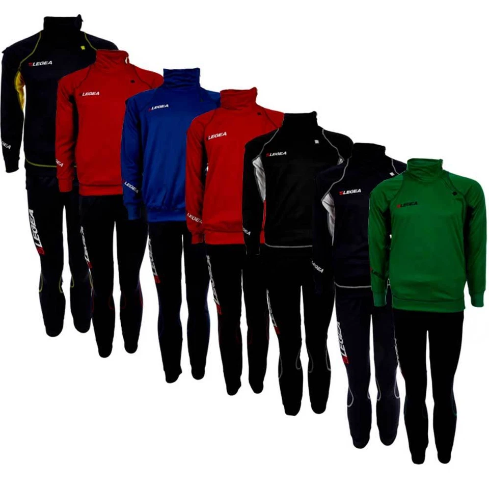 TUTA LEGEA STORM TRAINING T049 - POLIESTERE SPORT ALLENAMENTO ZIP LATERALE - Immagine 1 di 1