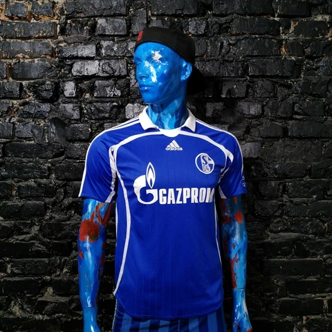 FC Schalke 04 Third football shirt 2010 - 2011 Adidas P00943 Mens Size L Cover
