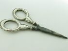 Antique Sterling Silver Handle Scissors H Mkd 1919   Wilmot Manufacturing Co
