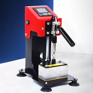 Máquina de prensa de calor manual placas térmicas dobles impresora de estampado mejorada 900 W - Imagen 1 de 11