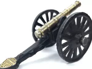 Vintage Bürgerkrieg Gusseisen & Messing Gettysburg Pennsylvania Mini Spielzeug Kanone - Bild 1 von 10