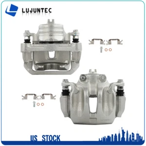 For 2003 - 2007 2009-11 NISSAN MURANO Pair Front Disc Brake Calipers w/ Bracket - Picture 1 of 6