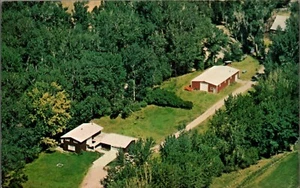 CARDWELL, MONTANA MT. CARTOLINA 9 Bar C Ranch London Hill & Associates Pubblicità Asta - Foto 1 di 2