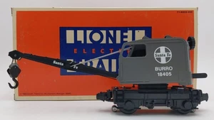 Lionel 6-18405 O Gauge Santa Fe Operating Burro Crane/Box - Picture 1 of 7