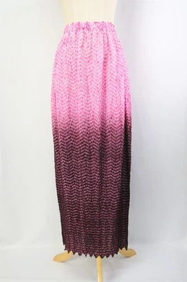 Falda plisada color degradado rosa/púrpura ISSEY MIYAKE 234 0517 Foto 1 de 4