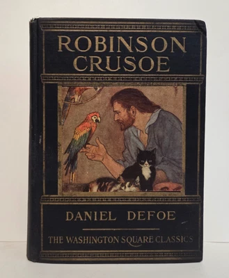 Robinson Crusoe — Daniel Defoe | Washington Square Classics | Macrae Smith HC - Image 1 of 4
