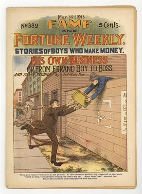 Fame and Fortune Weekly Mar 14 1913 #389 GD/VG 3.0 - Image 1 of 2