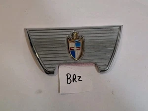 VINTAGE 1956 LINCOLN PREMIERE INTERIOR WINDSHIELD DASH EMBLEM PLATE OEM - Picture 1 of 3
