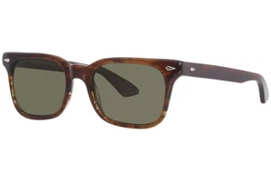 American Optical Tournament GNN C2 Sunglasses Woodgrain/Green Square Shape 52mm - Picture 1 of 5