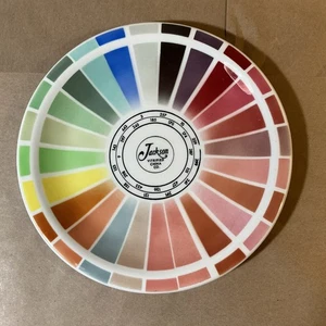 Vintage 1950s Jackson China Color Wheel Plate As Is INV-B3L07 - Bild 1 von 24