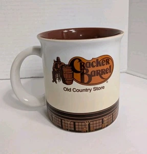Cracker Barrel Old Country Store Restaurant Coffee Mug Logo Peg Solitaire Hi-Q - Picture 1 of 6