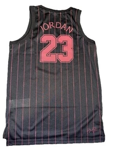 NEW Youth Boy XL Air Jordan JUMPMAN Basketball Jersey New With Tag Black/Red - Picture 1 of 4