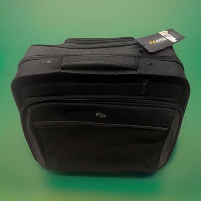 *Read Description* Solo York Westside Rolling Overnight Laptop Bag Slim Compact - Image 1 of 4