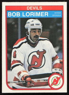 1982-83 O-Pee-Chee #142 Bob Lorimer NJ Devils NM-MT or Better! PACK FRESH! - Image 1 of 2