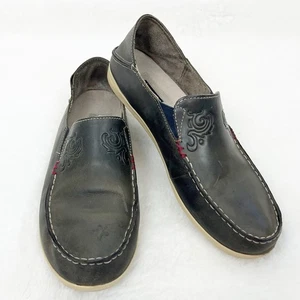 Mocasines sin cordones de cuero para mujer OluKai - suaves y cómodos gris oscuro 8,5 - Imagen 1 de 10