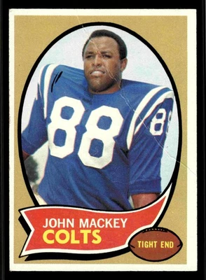 1970 Topps #62 John Mackey (HOF) - Baltimore Colts (Low Grade) - Image 1 of 2