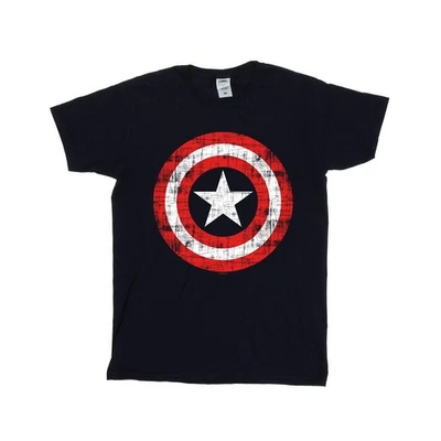 Marvel - Camiseta Avengers de Capitán América Escudo Arañado para Hombre - Imagen 1 de 3