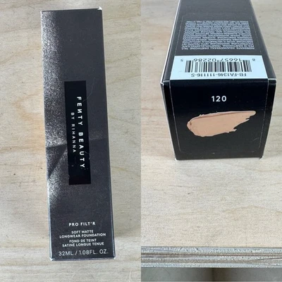Fenty Beauty Pro Filt’r Soft Matte Longwear Liquid Foundation #120 ~ 1.08 fl oz - Image 1 of 4
