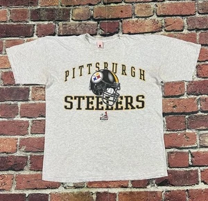 Vintage Pittsburgh Steelers 1998 Riddell T Shirt Large 90s NFL USA Football - Picture 1 of 11