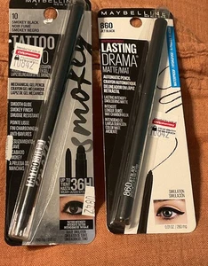 Maybelline TattooStudio #10 & #860 Lasting Drama - Picture 1 of 4