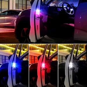 Car ambient lighting touch flashing warning Lamp USB night lights Universal - Picture 1 of 13