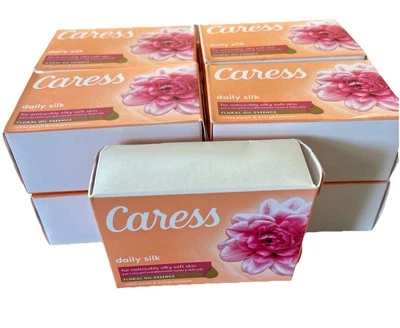 9 Barras de Jabón Barra de Seda Diario Caricia Aceite Floral Esencia 3.75 OZ Blanco Melocotón Naranja Foto 1 de 4