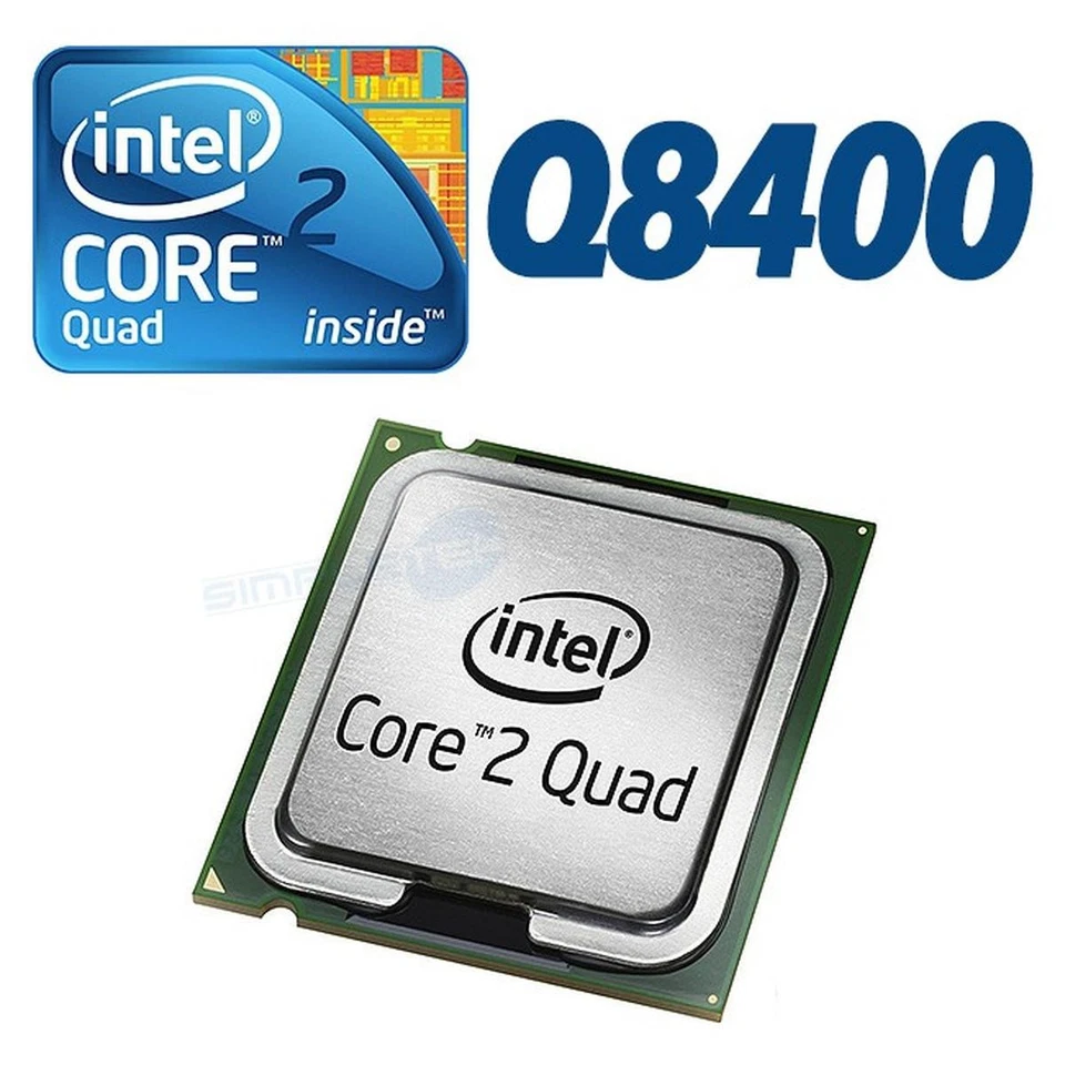 Procesador Pc Desktop Intel Core 2 Quad Q8400 LGA 775 Quad Core 2,66 Ghz Bulk - Imagen 1 de 1