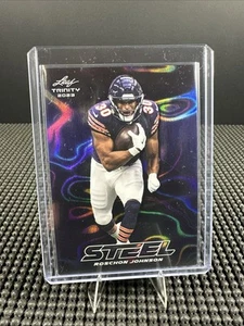 2023 Leaf Trinity Steel Roschon Johnson RC S-70 - LAVA /99 Bears - Bild 1 von 2