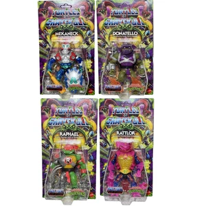 MOTU Turtles of Grayskull W5 Set Donatello Raphael Mekaneck Rattlor NEW - Picture 1 of 13