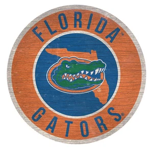 Florida Alligatoren Schild Holz 12 Zoll rund State Design - Bild 1 von 1