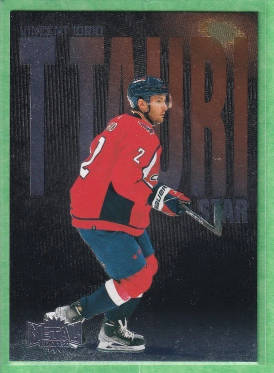 2023-24 Skybox Metal Universe T Tauri Star #TTP-17 Vincent Iorio Capitals Rookie - Image 1 of 2