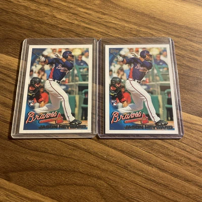 Two 2013 Topps Baseball Jason Heyward Rookie Cards  #353 Atlanta Braves - Image 1 of 4