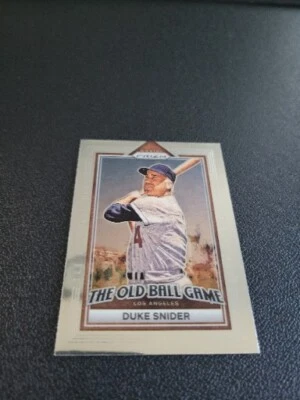 2023 Panini Prizm Baseball The Old Ball Game Duke Snider No. OBG7 B9 - Image 1 of 3