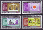 Kenya Uganda Tanzania K U T 1971 SC 225-228 MH Set Metric Conversion