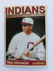 Tris Speaker 1920 season card- Indians Red Sox -RARE!