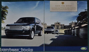 2007 RANGE ROVER 2-page advertisement, Land Rover sedan at Blenheim Palace - Foto 1 di 1