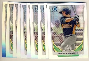 (17) 2014 Bowman Cromo Draft Refractor DANIEL ROBERTSON Novato LOTE Atletismo 44 - Imagen 1 de 1
