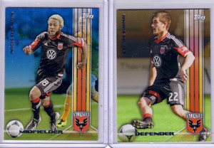 2013 TOPPS MSL SOCCER CHRIS KORB GOLD PARALLEL /25 *D.C. UNITED 