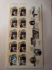 CANADA 1995 MINT SHEET OF 10 STAMPS  VFNH  1584i -  50th OF UNITED NATIONS. - Foto 1 di 1