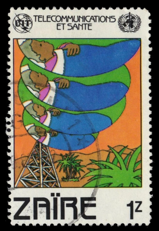 ZAIRE 1046 - Día Mundial de las Telecomunicaciones "Atención Sanitaria" (pf95128) Foto 1 de 1