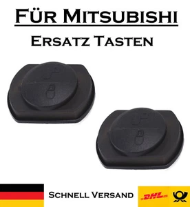 2x Ersatz Gummi Tasten für Mitsubishi Fernbedienung - Gummiknöpfe Tasten KS17A - Picture 1 of 4