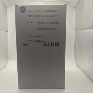 Benchmark Abrasives T27 Aluminum Flap Disc 4.5x7 8 36 Grit - Picture 1 of 4