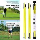 2 Pack Golf Alignment Rods Golf Training Aid 3?Fold Golf Training Equipment