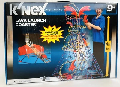 Montaña rusa de lanzamiento de lava K'NEX 50050 Foto 1 de 2