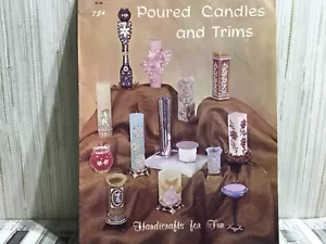 Poured Candles and Trims Vintage 1965 Hazel Pearson Handicrafts Booklet - Picture 1 of 9