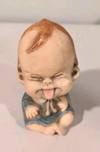 Lengua sobresaliente vintage de cerámica para bebé Moody - Imagen 1 de 7