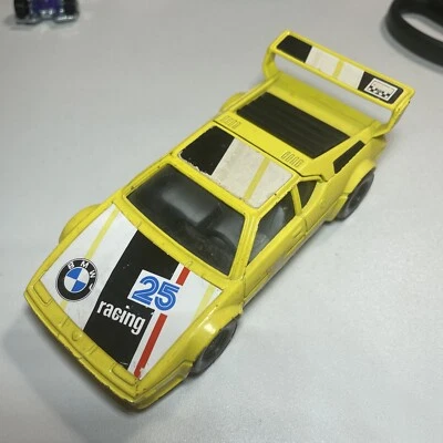 Vintage CORGI Diecast Yellow #25 RACE CAR 1/35 Goodyear BMW M1 Great Britain 308 - Image 1 of 4