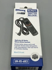 Ultimaxx UM-RS-60E3 Remote Shutter Release For Canon Samsung Pentax Sigma - Picture 1 of 1