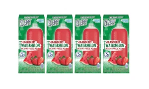 4 Boxes =40 Drinks ✨ KLASS AGUAS FRESCAS Singles Water Mix STRAWBERRY WATERMELON - Picture 1 of 6