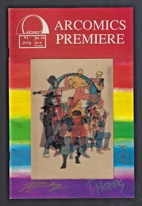 Vintage Comic - Arcomics Premiere #1 with 3 Signatures 3D cover Very Good Cond. - Picture 1 of 5